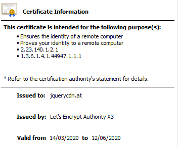 s certificate